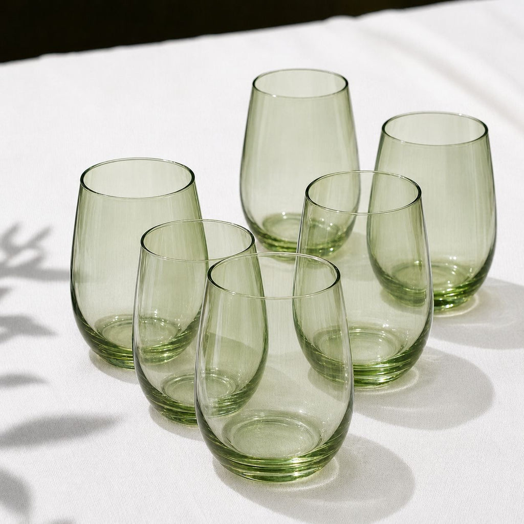 The Emerald Glasses Set of 6
