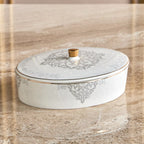 طبق باروكي مغطى 21 سم