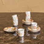 The Minarets Espresso Cups & Plates Set of 6