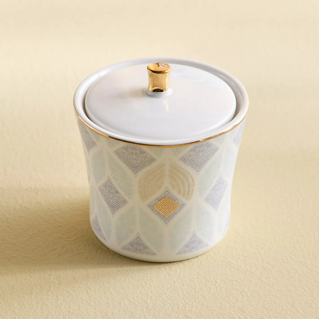 The Lotus Porcelain Sugar pot