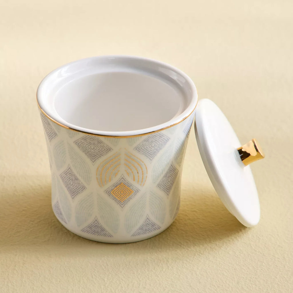 The Lotus Porcelain Sugar pot
