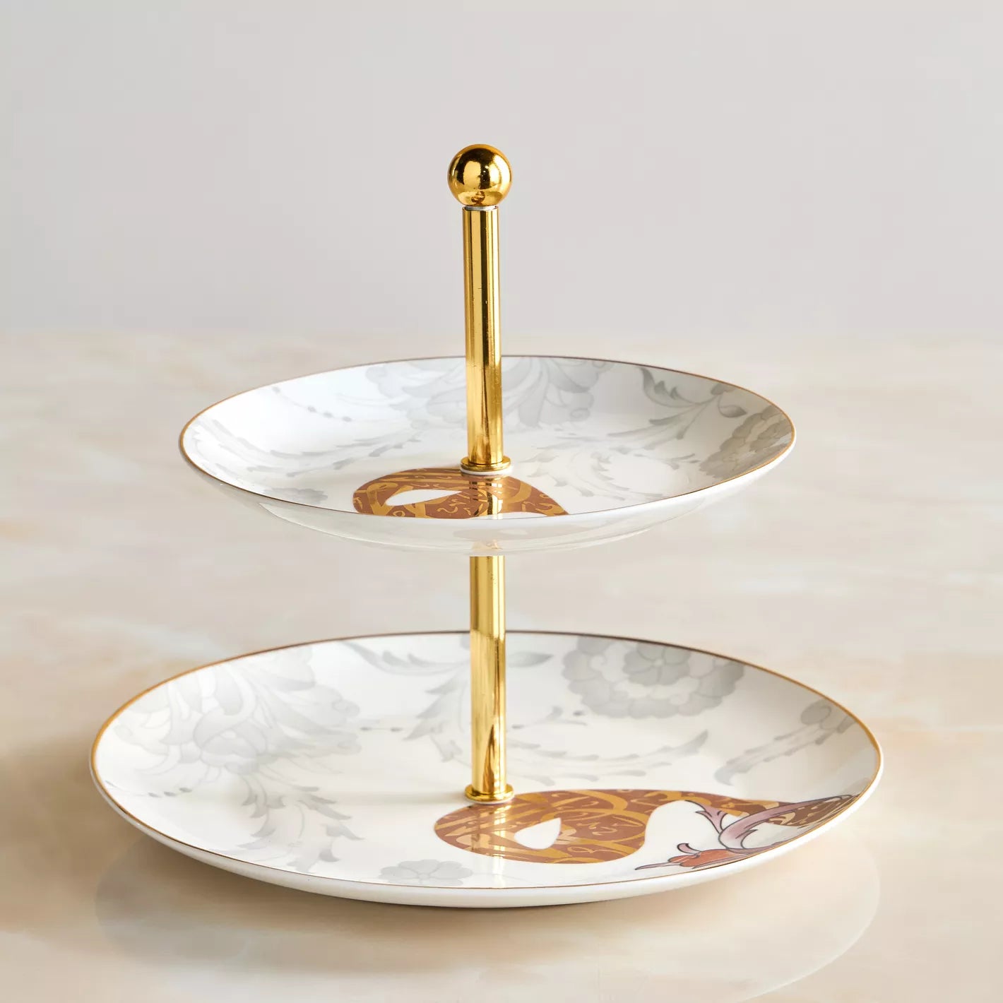 حامل تقديم الخط العربي ذو الطبقتين 25 سم