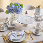 مجموعة أطباق عشاء لوتس 25 سم مكونة من 4 قطع