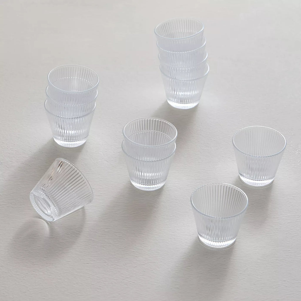 The Lines Glass Arabic Coffee Cups Set of 6