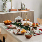 مفرش طاولة بورغندي 90×300 سم