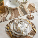 مجموعة مفارش المائدة "ذا بيدد ميراج" مقاس 38 سم من قطعتين