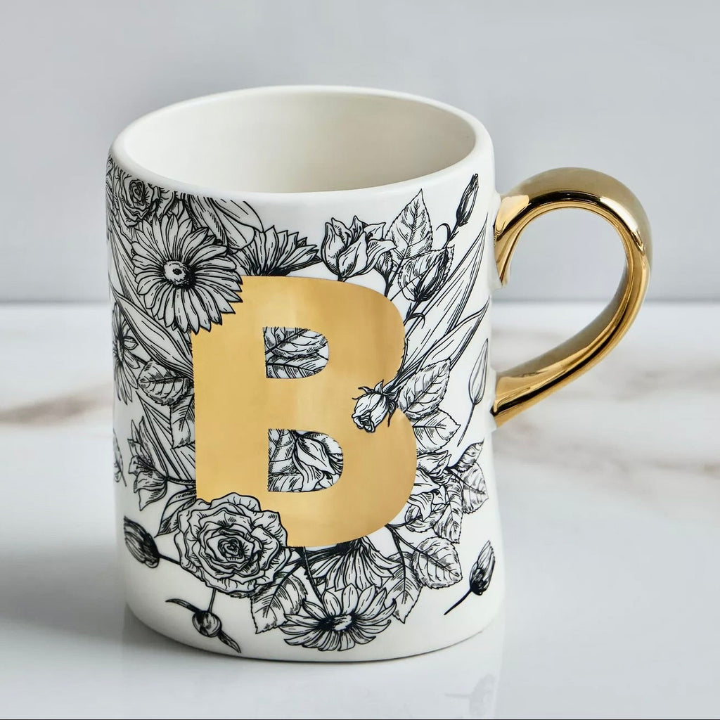 كوب فلورا "بي" الخزفي