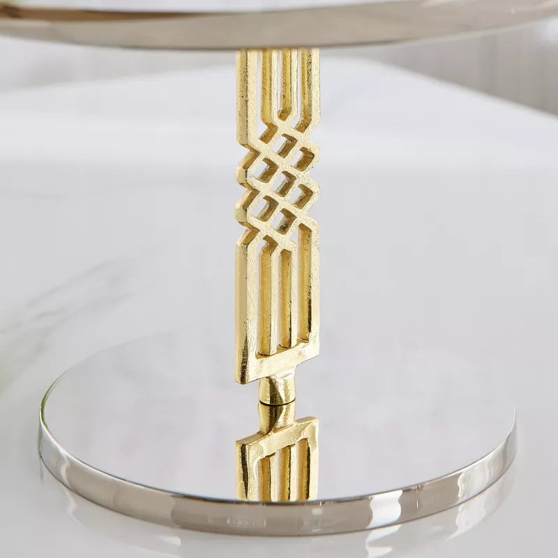 The Elegance Collection Round Serving Platter 32x19 cm