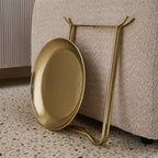 The Hammered Table Tray in Gold