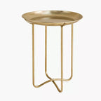 The Hammered Table Tray in Gold