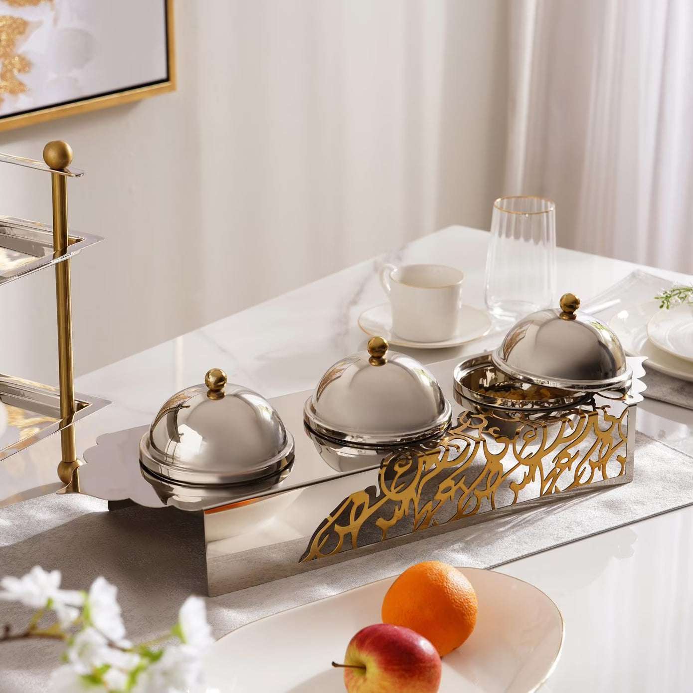 The Calligraphy Trio Serving Bowls 18x61 cm