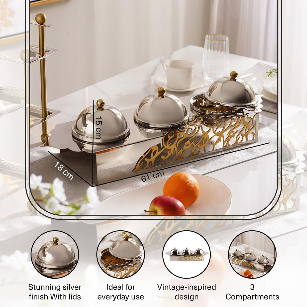 The Calligraphy Trio Serving Bowls 18x61 cm