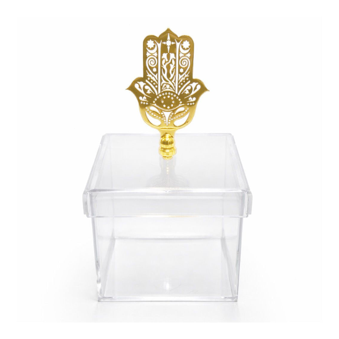 The Kaf Acrylic Box in Gold