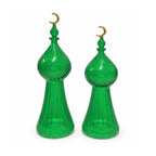 The Maazana Glass Candleholder Set of 2