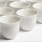 The Blanca Porcelain Arabic Coffee Cups set of 6