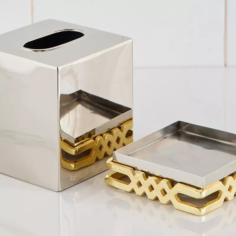 علبة مناديل من مجموعة إليجانس 12×12×13 سم