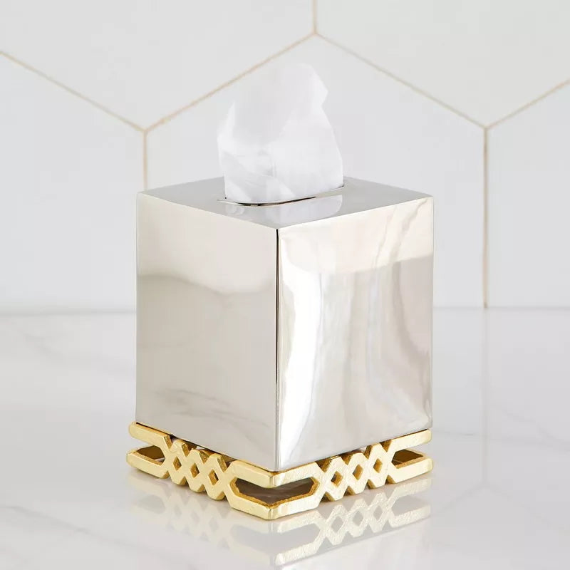 علبة مناديل من مجموعة إليجانس 12×12×13 سم