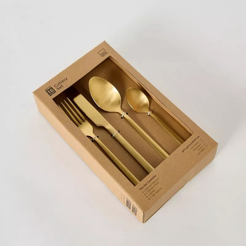 مجموعة أدوات المائدة الأنيقة المكونة من 16 قطعة