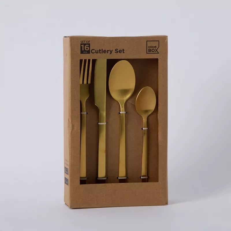 مجموعة أدوات المائدة الفاخرة المكونة من 16 قطعة