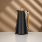 مجموعة قوارير مفرغة من ذا لاينز، 0.7 لتر + 1 لتر، بلاستيك وزجاج، أبيض وفضي