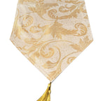 مفرش المائدة الملكي باللون الذهبي