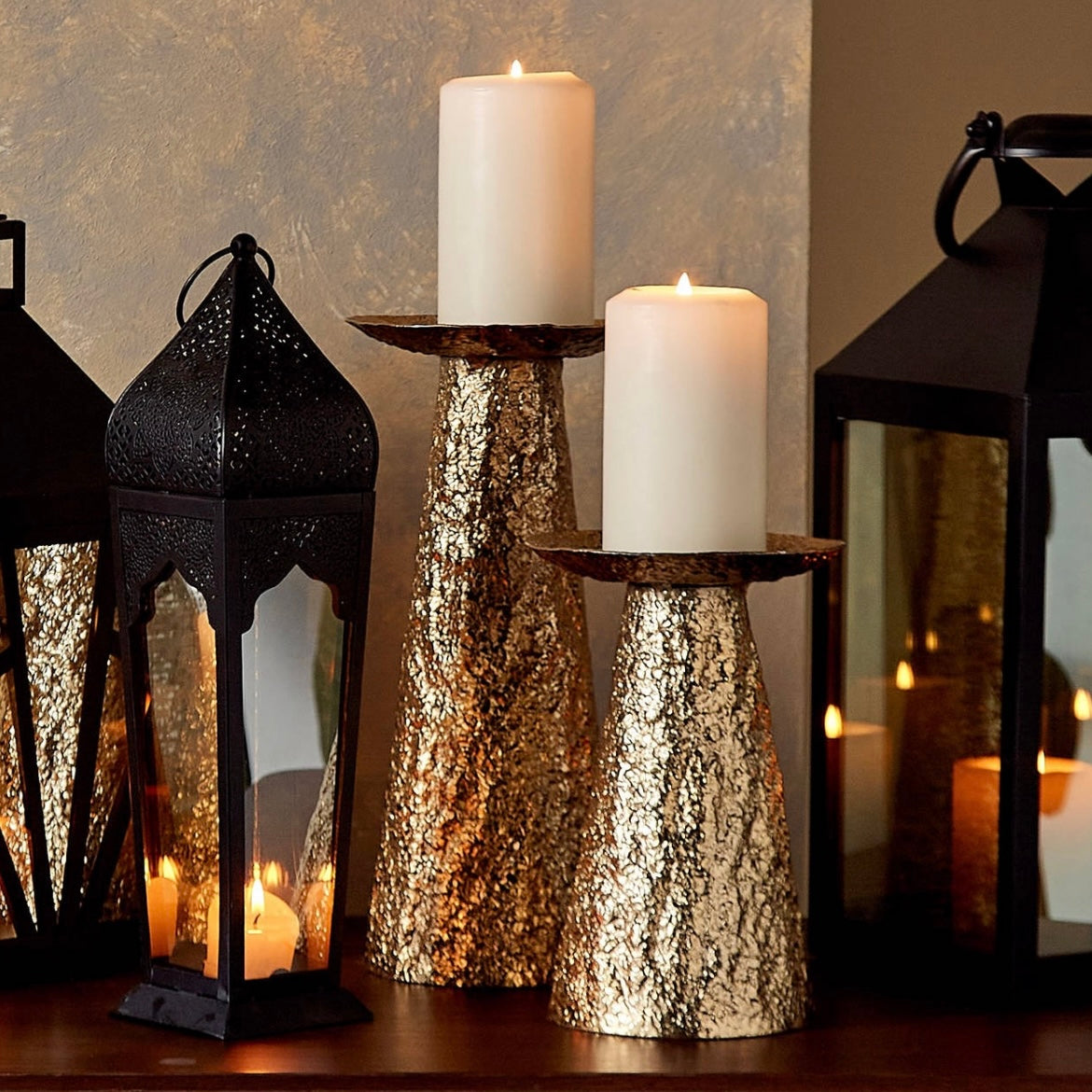 The Dunes Set of 2 Candleholders