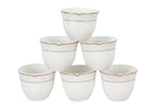 The Lines Porcelain Arabic Coffee Cups set of 6