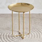 The Hammered Table Tray in Gold
