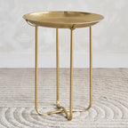 The Hammered Table Tray in Gold