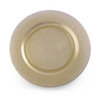 طبق شحن لامع باللون الذهبي