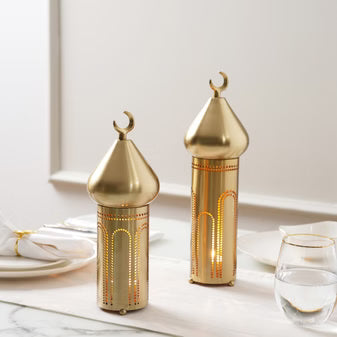 The Minaret Metal Candleholder Set