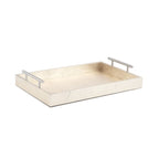 صينية جلد التمساح باللون الذهبي 26×40 سم