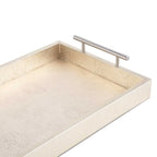 صينية جلد التمساح باللون الذهبي 26×40 سم