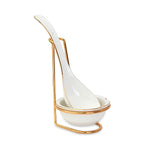 The Gold Spoon Rest Stand With Serving Spoon