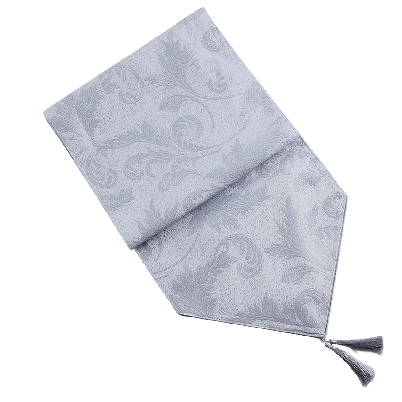 مفرش المائدة الملكي باللون الفضي