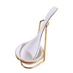 The Gold Spoon Rest Stand With Serving Spoon