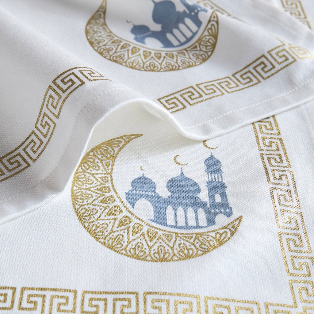 The Helal & Mosque Cloth Napkins Set of 4