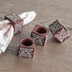 The Acacia Napkin Rings Set of 4