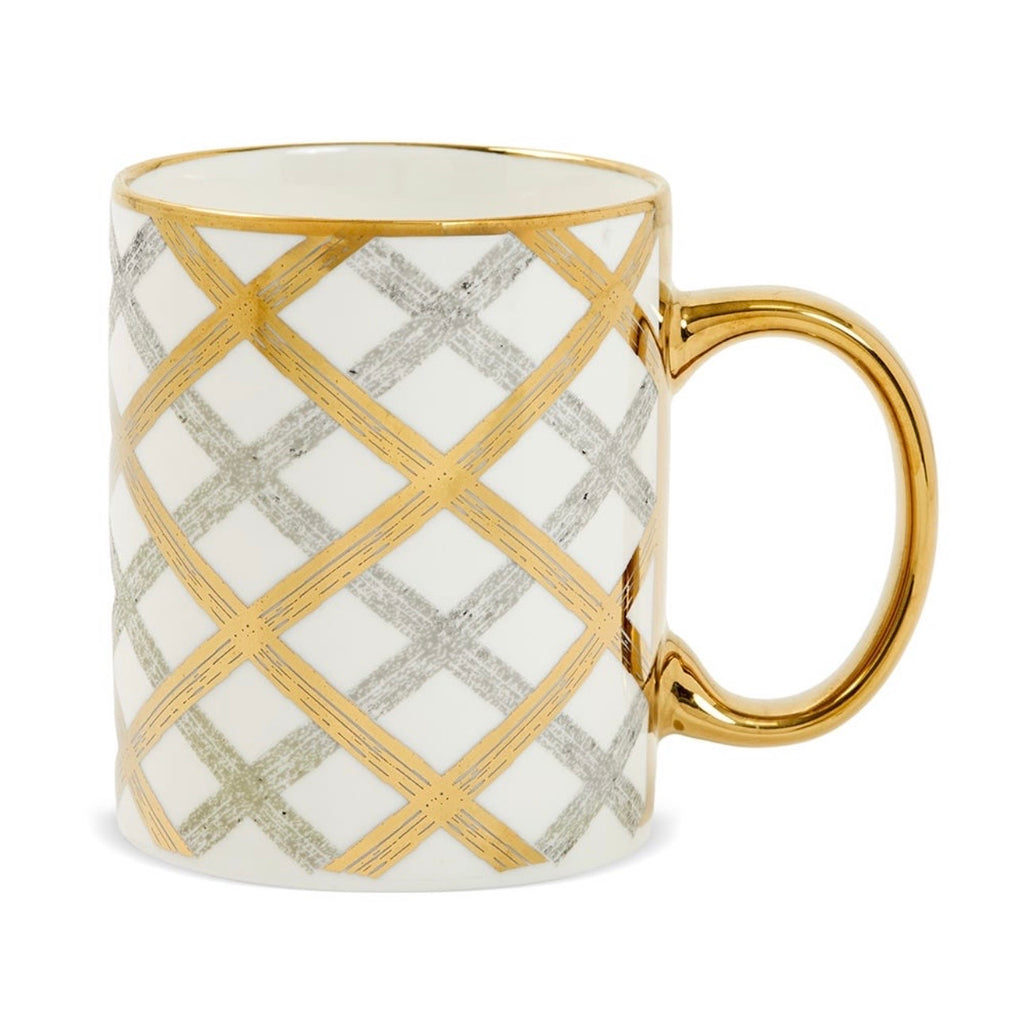 The Diamond Porcelain Mugs Set of 4