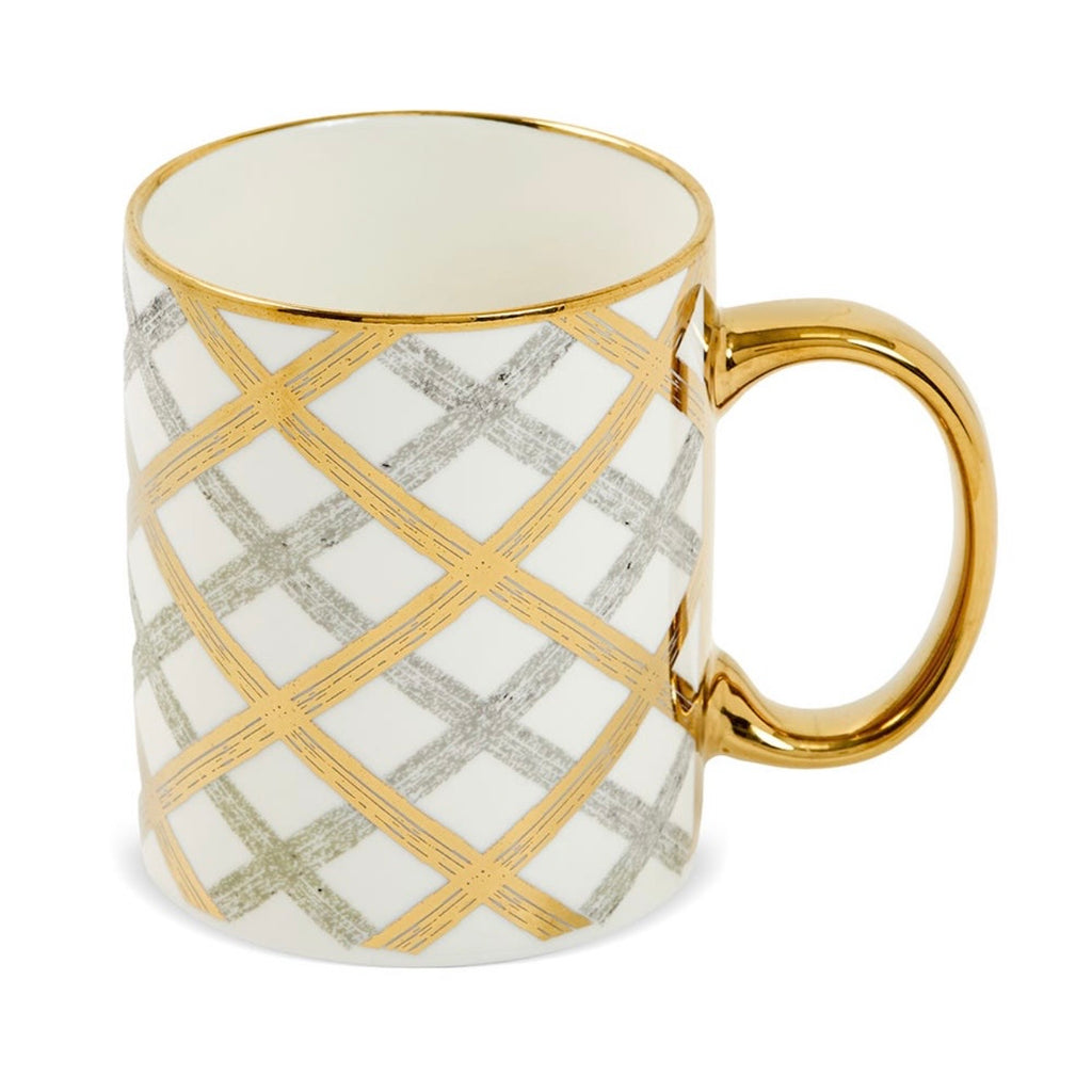 The Diamond Porcelain Mugs Set of 4