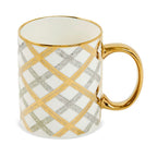 The Diamond Porcelain Mugs Set of 4