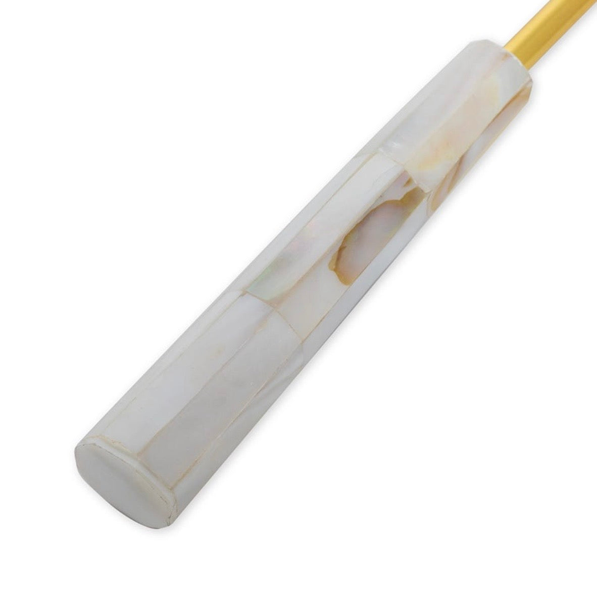 طقم تقديم السلطة باللونين اللؤلؤي والذهبي