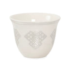 طقم فناجين قهوة عربية من البورسلين الجيو، 6 قطع