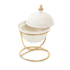 The Lily Tamr Dish With Stand 14 cm