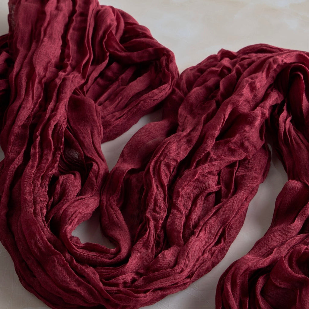 مفرش طاولة بورغندي 90×300 سم