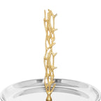 The Filigree Stainless 2-Tier Serving Stand 26 cm
