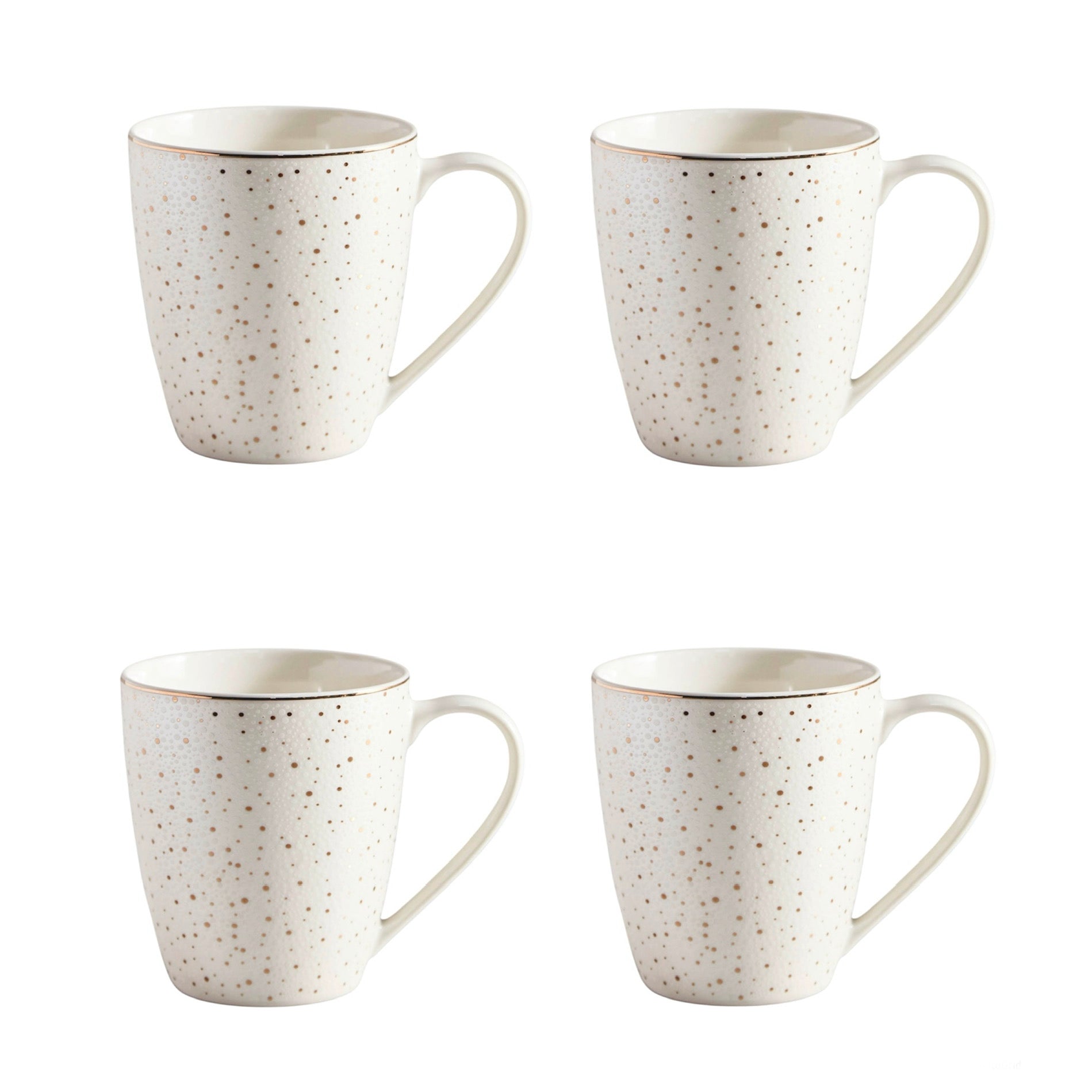 مجموعة أكواب بورسلين بولكا من 4 قطع