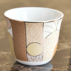 طقم فناجين قهوة عربية بورسلين من ذا مينارتس، 6 قطع