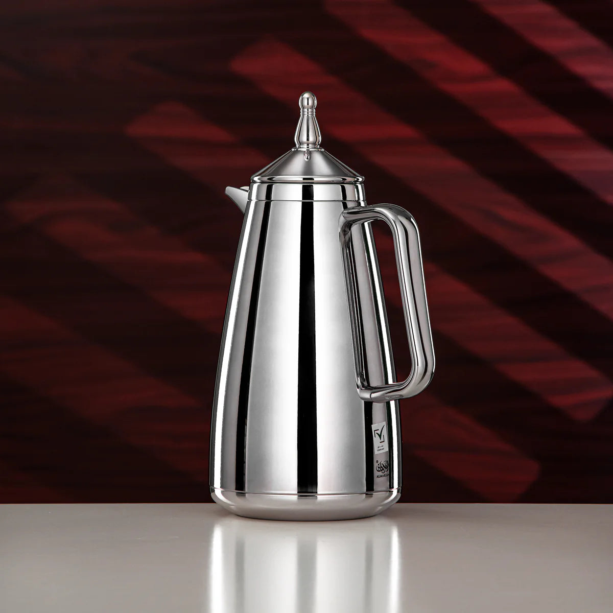 The Modern Vacuum Arabic Coffee Dallah & Tea Flask Set, 1 L, Silver