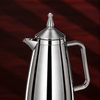 The Modern Vacuum Arabic Coffee Dallah & Tea Flask Set, 1 L, Silver